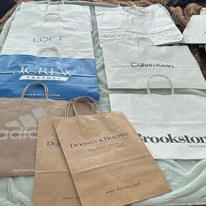 12 Assorted Empty Gift Wrap Bags